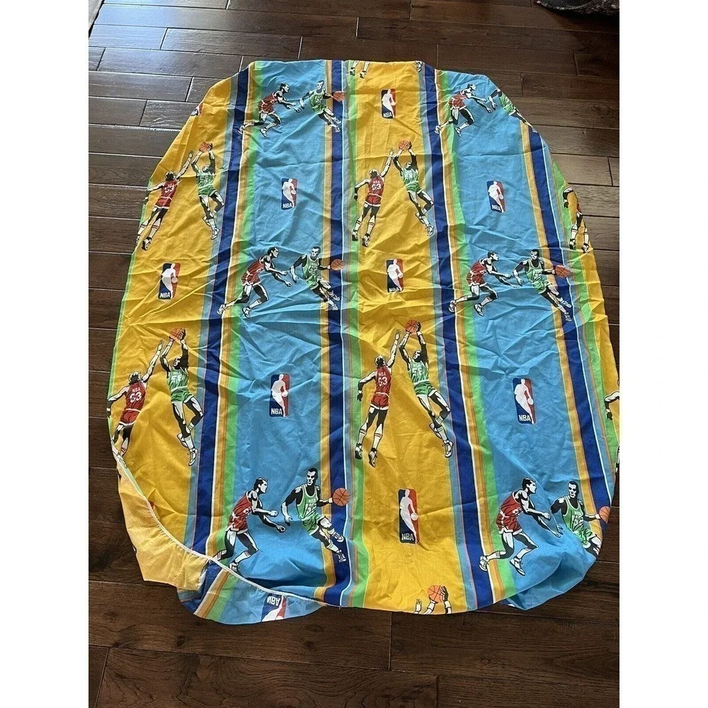 Vintage Bibb NBA Fitted And Flat Twin Sheet Basketball